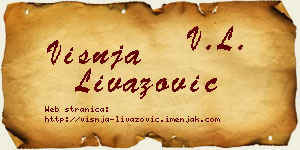 Višnja Livazović vizit kartica